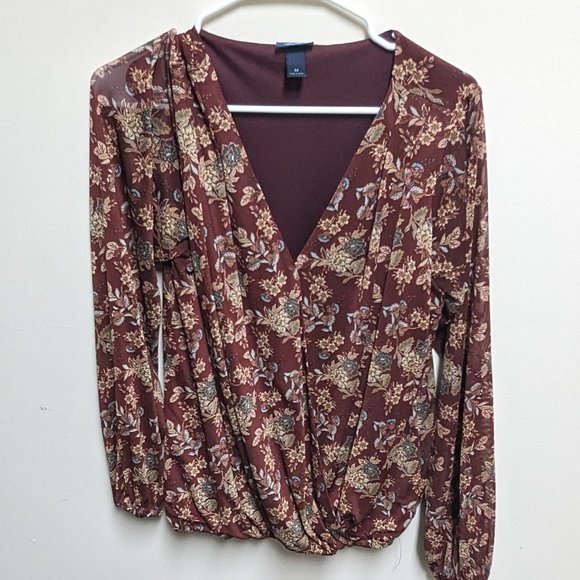 Daytrip Tops - Daytrip Cross Front Floral Blouse